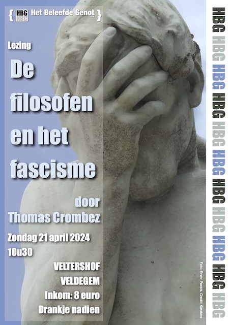 affiche van De filosofen en het fascisme